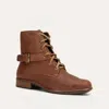 Naot Women's Alize Bootie - Medium In Soft Cognac Leather