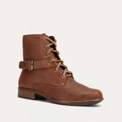 Naot Women's Alize Boots In Cognac Soft Leather In Multi