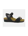 NAOT WOMEN'S AUBREY SANDAL IN SOFT BLK LEATHER