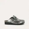 Naot Women's Autumn Clog In Metallic Onyx