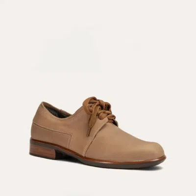 Naot Women's Blizzard Oxford Shoes - Medium In Bark Nubuck