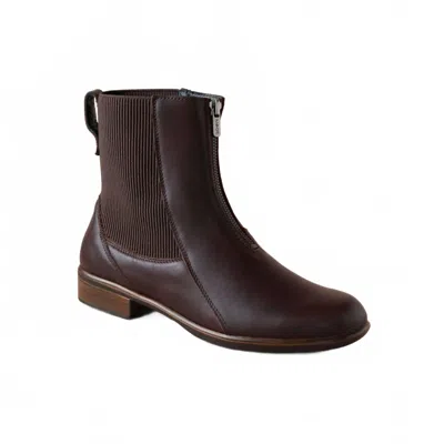 Naot Women's Bora Boot In Cordovan Leather In Burgundy