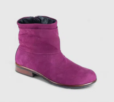 Naot Women's Brisote Boot In Violet Nubuck In Purple