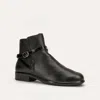 Naot Women's Briza Boots - Medium In Black/black Croc In Multi