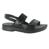 Naot Women's Burgos Sandal In Soft Black Croc Combo In Multi