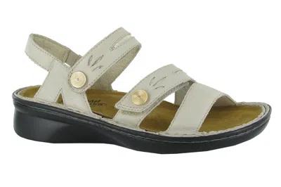 Naot Women's Cadence Soft Sandal In Ivory/gold