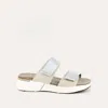 Naot Women's Calliope Sandals - Medium In Ivory/silver In Multi