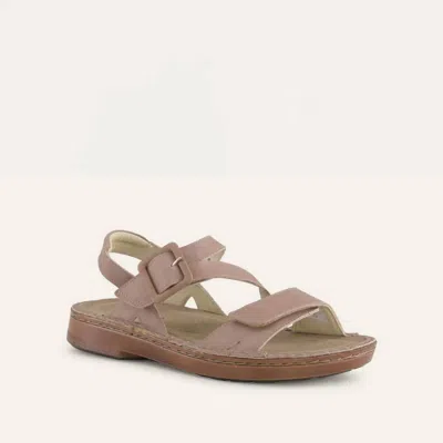 Naot Women's Castelo Sandals - Wide In Khaki Beige Leather