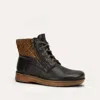 Naot Women's Castera Ankle Boot In Soft Black,antique Brown,soft Chestnut In Multi
