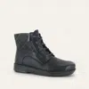 Naot Women's Castera Bootie In Soft Black/oily Midnight/foggy Gray In Blue