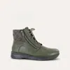 Naot Women's Castera Bootie - Wide In Soft Green/gray