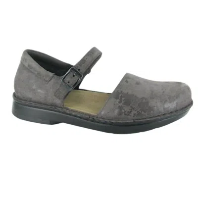 Naot Women's Catania Shoes In Grey Marble Suede In Multi