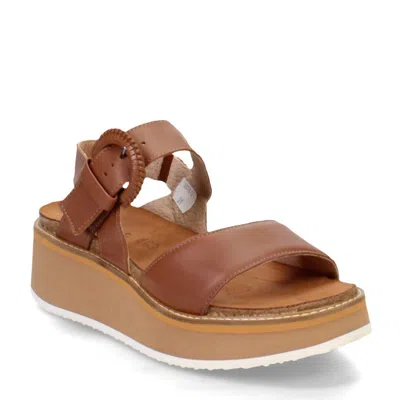 Naot Women's Crepe Platform Sandals In Caramel In Brown