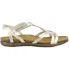 Naot Women's Dorith Sandals In Radiant Gold In White