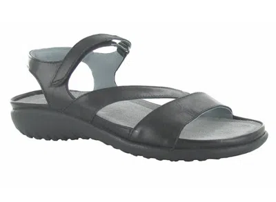 Naot Women's Etera Madras Leather Sandals In Black Madras Leather