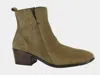 Naot Women's Ethic Booties In Acorn Suede In Brown