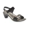 Naot Extant Avant Garde Sandal In Metallic Onyx In Black