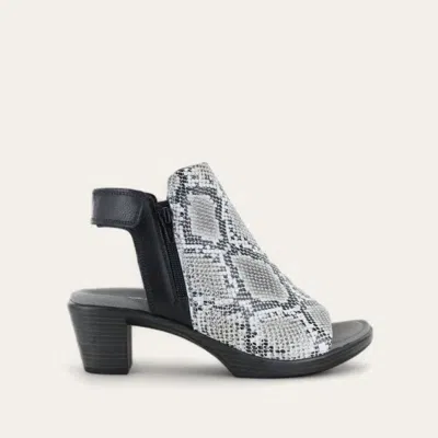 Naot Women's Favorite Bootie In Gray Cobra In Animal Print