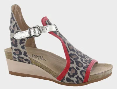 Naot Women's Fiona Cheetah Sandal In Multi In Animal Print