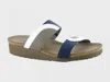 Naot Women's Frankie Splash Sandal In White / Blue In Gray
