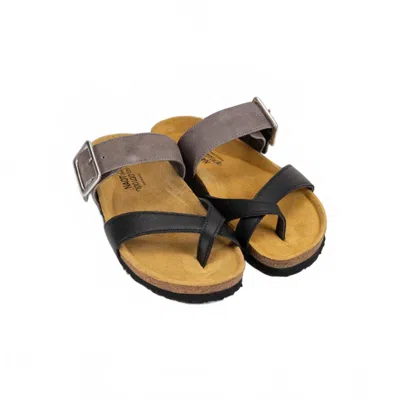 Naot Women's Fresno Sandal In Soft Black In Brown