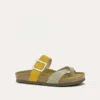 Naot Women's Fresno Sandals In Soft Beige/marigold In Multi