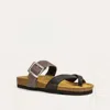 Naot Women's Fresno Sandal In Black/taupe Leather In Multi