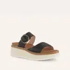 Naot Women's Halvah Sandal In Black Leather In Black