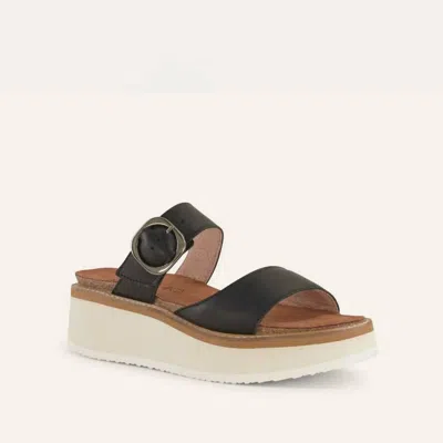 Naot Women's Halvah Sandal In Black Leather