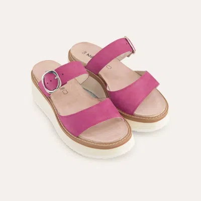 Naot Women's Halvah Sandal In Pink Plum In Multi