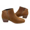 Naot Women's Heir Leather Bootie In Eak Tawny In Brown