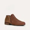 Naot Women's Helm Booties - Medium In Soft Cognac Leather