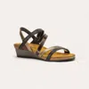 Naot Women's Hero Sandal In Black-brown Pewter Combo In Multi