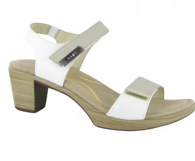 Naot Women's Intact Sandal In White Pearl Leather In Multi