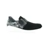 Naot Women Intrepid Sneaker In Black Velvet/met Onyx In Multi