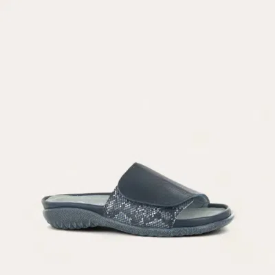 Naot Women's Ipo Sandals - Medium In Ink/navy Python
