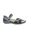 Naot Women's Karawa Sandal In Black/foggy Gray/khaki Beige
