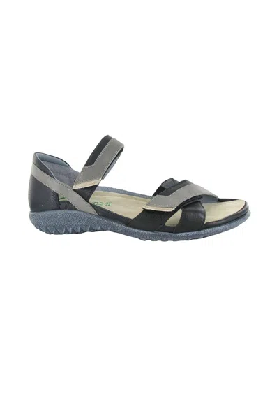 Naot Women's Karawa Sandal In Black/foggy Gray/khaki Beige In Multi