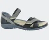 Naot Women's Karawa Sandal In Black/foggy Gray/khaki Beige In Multi