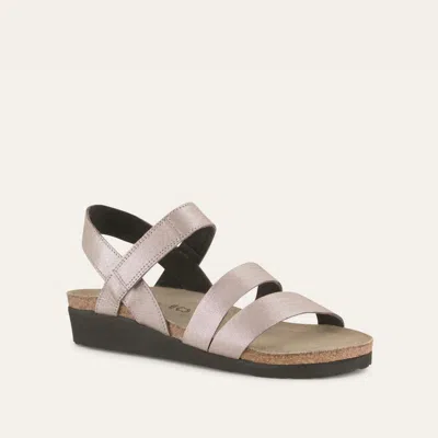 Naot Women's Kayla Sandal In Silver Threads Leather In Multi
