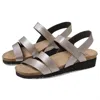 Naot Women's Kayla Sandal In Silver Threads In Multi