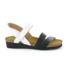 Naot Women's Kayla Sandal In Soft White/soft Black In Multi