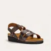 Naot Women's Kayla Sandals - Narrow In Buffalo Leather Brown