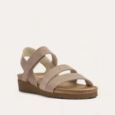Naot Women's Kayla Sandals - Narrow In Stone Nubuck In Multi