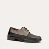 Naot Women's Kedma Loafer Shoes - Medium In Jet Black/tin Gray/black Madras