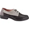 Naot Women's Kedma Loafer Shoes - Medium In Soft Black/speckled Beige/smoke Gray