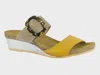 Naot Women's Kingdom Leather Slide In Marigold Khaki Beige In Multi