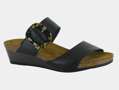 Naot Women's Kingdom Wedge Slide Sandal In Black Jet