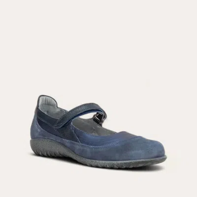 Naot Women's Kirei Mary Jane Shoes - Medium In Polar Sea/midnight Blue