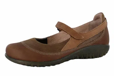 Naot Women's Kirei Maryjane Flat Shoes In Brown